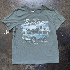 Ford Bronco Women’s Blue Green Short Sleeve Vintage Style T-Shirt